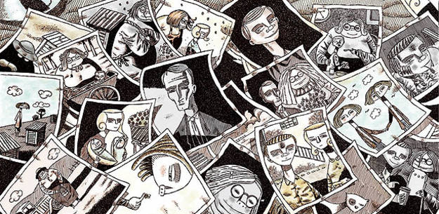 Fragmento de una ilustraci&oacute;n de 'Una colmena en construcci&oacute;n', de Luis Dur&aacute;n