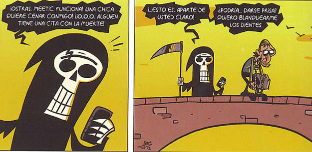 Fragmento de una tira de 'Rip 2: &Aacute;ngeles y demonios', de Aitor Era&ntilde;a