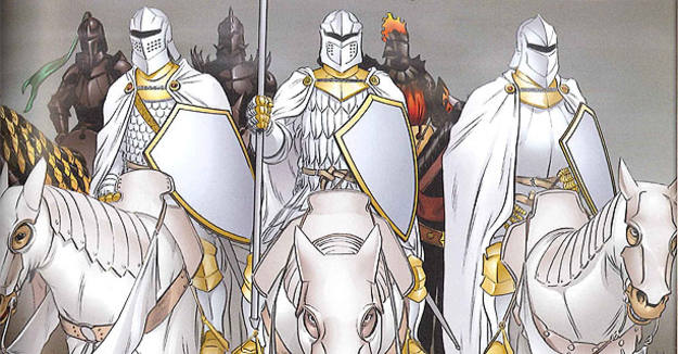 Fragmento de una vi&ntilde;eta de 'El caballero errante', de Ben Avery, Mike S. Miller y George R.R. Martin