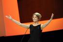 La actriz francesa Alice Taglioni durante su intervenci&oacute;n en los Premios C&eacute;sar 2012.