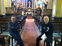 Francisco Goldman con &Oacute;scar L&oacute;pez