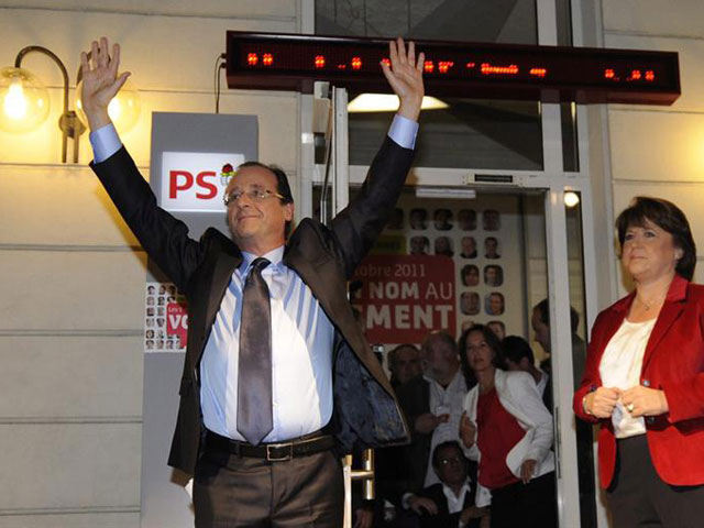 Unidad en torno al candidato socialista Francois Hollande