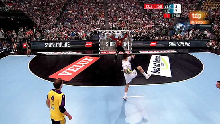 Balonmano - Liga de Campeones EHF. Final Four. 1&ordf; semifinal. F&uuml;chse Berl&iacute;n - THW Kiel - 26/05/12 