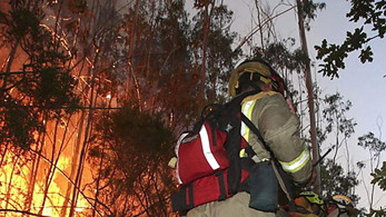 El incendio en el monte Pindo, en A Coruña, sigue activo tras calcinar cerca de 2.000 hectáreas 