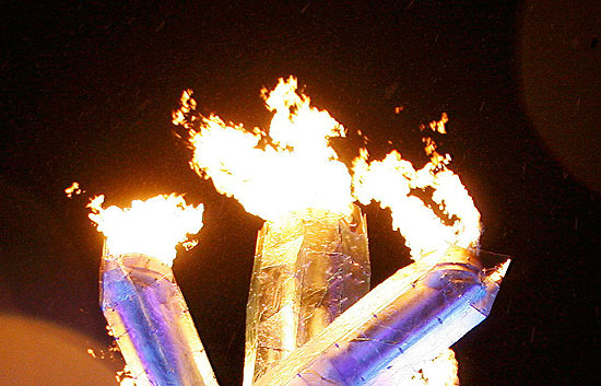 El fuego, de la antorcha al pebetero
