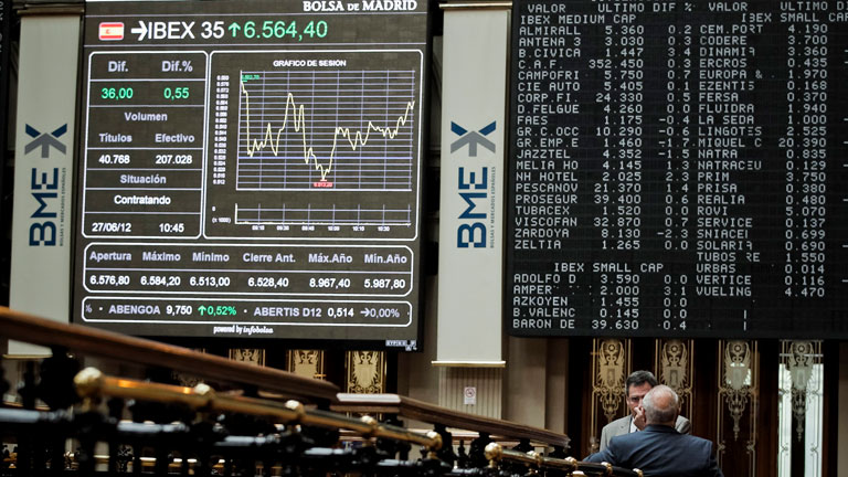 Fuertes ganancias en las Bolsas, tras la aprobaci&oacute;n del rescate a la banca espa&ntilde;ola por el Eurogrupo