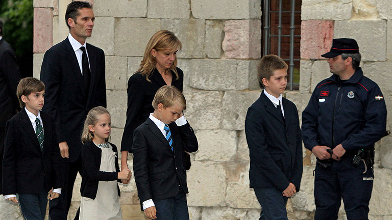 Funeral por la muerte del padre de I&ntilde;aki Urdangarin