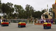 Video: Funeral por los tres suboficiales fallecidos en Viator
