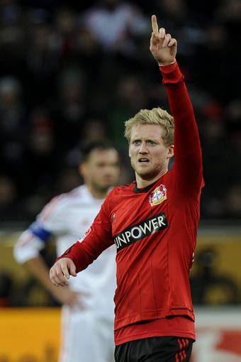 EL FUTBOLISTA DEL BAYER LEVERKUSEN ANDRE SCH&Uuml;RRLE