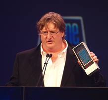 Gabe Newell, fundador de la compa&ntilde;&iacute;a de videojuegos Valve