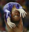 Gabrielle Douglas of the U.S. performs on the balance beam during the womens gymnastics qualification at the London 2012 Olympic Games