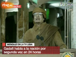 Ver v&iacute;deo  'Gadafi: "Voy a morir como m&aacute;rtir"'
