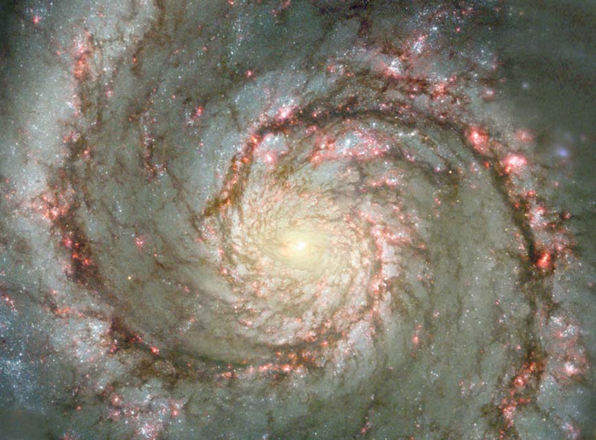 Galaxia en espiral M51