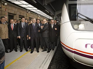 Galicia cuenta ya con su primer tramo de tren de alta velocidad