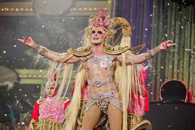 Ganador del certamen 'drag queen' 2012 del carnaval de Las Palmas de Gran Canaria