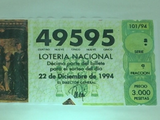 Ganar la loter�a cambia la vida