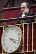 Garc&iacute;a Escudero, en la tribuna de invitados