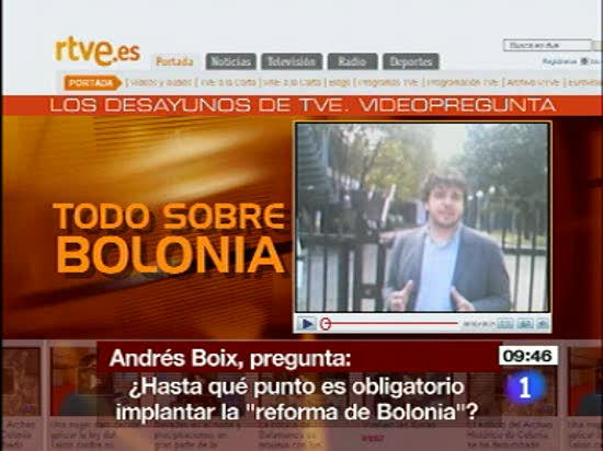 Desayunos - Cristina Garmendia habla sobre la implantaci&oacute;n de Bolonia