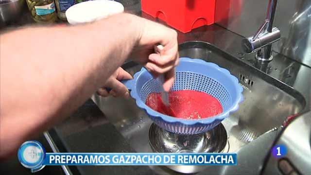 Más Gente - Más Cocina - Gazpacho de remolacha