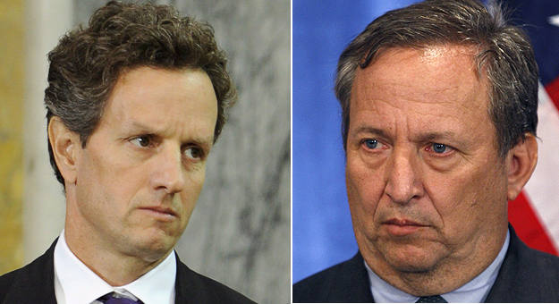 Geithner y Summers, equipo económico de Obama Geithner y Summers, equipo económico de Obama