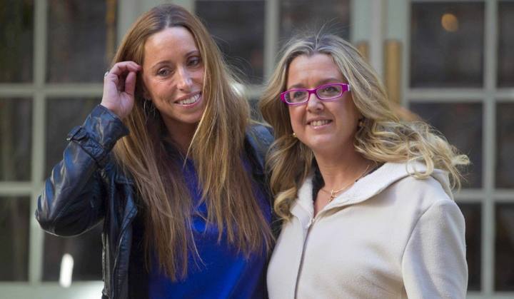 Gemma Mengual (i) junto a su exentrenadora, Anna Tarr&eacute;s, en una imagen de archivo