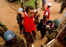 FILE PHOTO OF RWANDA REFUGEES BEING EVACUATED. FILE PHOTO OF RWANDA REFUGEES BEING EVACUATED.