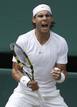 Gesto de rabia y alegr&iacute;a de Nadal, que se vio bastante sobre la hierba de Wimbledon.