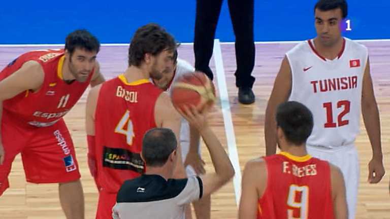 Baloncesto - Gira Preol&iacute;mpica de la Selecci&oacute;n espa&ntilde;ola: Espa&ntilde;a - T&uacute;nez