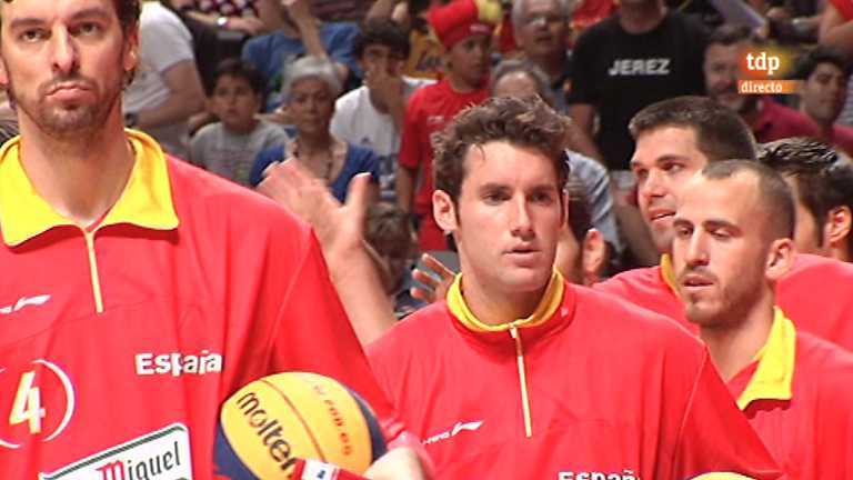 Baloncesto - Gira Preol&iacute;mpica de la Selecci&oacute;n espa&ntilde;ola: Francia - Espa&ntilde;a