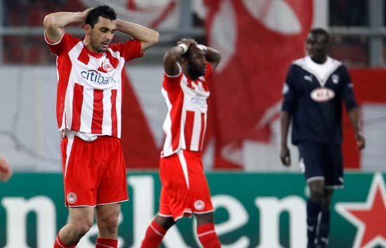 El Girondins vence al Olympiakos (0-1)