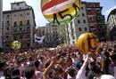 Globos y pelotas hinchables han sido otros de los protagonistas de este d&iacute;a