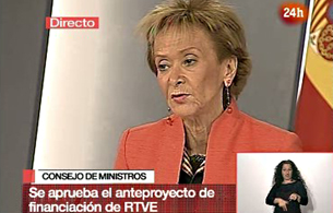 Ver v&iacute;deo  'El Gobierno aprueba suprimir "inmediata y definitivamente" la publicidad en RTVE'