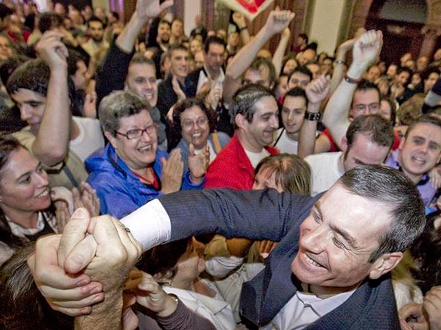 Primeras palabras de Tom&aacute;s G&oacute;mez tras ganar las primarias socialistas de Madrid