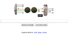 Google ha convertido su doodle en una guitarra el&eacute;ctrica para homenajear a Les Paul