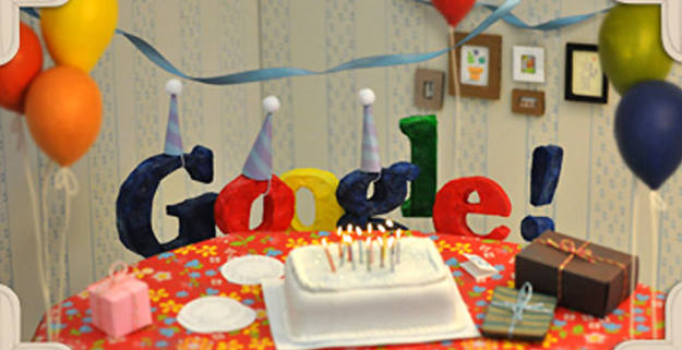 El 'doodle' de Google celebra los 13 a&ntilde;os de la compa&ntilde;&iacute;a