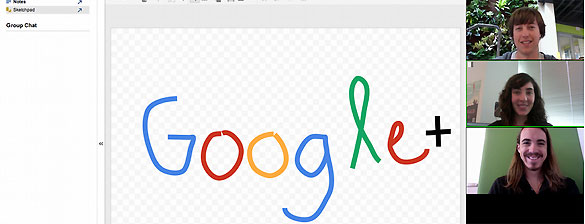 Quedadas en Google+ con con la opci&oacute;n de 'pizarra'