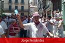 En la calle Mercaderes. &iexcl;Gora San Ferm&iacute;n!