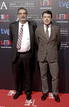 Goz&aacute;lez Macho e Ignacio Gonz&aacute;lez, en la fiesta de nominados a los Goya.