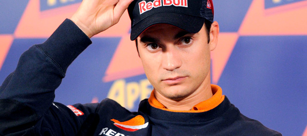El piloto espa&ntilde;ol de Honda, Dani Pedrosa.