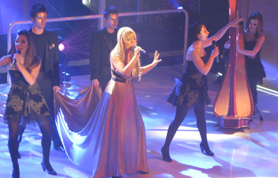 Eurovisi&oacute;n 2009 - Gran final - Actuaci&oacute;n de Julia Bermejo 