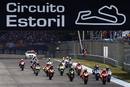Imagen de la salida de la carrera de MotoGP del Gran Premio de Motociclismo de Portugal