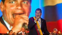 Ir al Video&nbsp;Gran respaldo popular a Rafael Correa