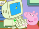 Imagen del  v&iacute;deo de Peppa Pig en ingl&eacute;s titulado GRANDPA PIG'S COMPUTER