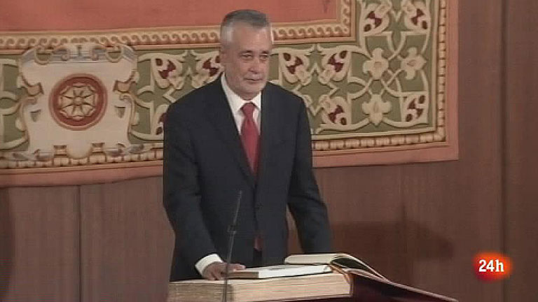 Gri&ntilde;&aacute;n jura su cargo como presidente de la Junta de Andaluc&iacute;a