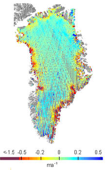 GRÁFICO 1. Las imágenes muestran como el deshielo se extiende por todas las latitudes de Groenlandia GRÁFICO 1. Las imágenes muestran como el deshielo se extiende por todas las latitudes de Groenlandia