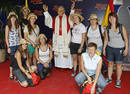 Un grupo de peregrinas alemanas, que se encuentran en Madrid asistiendo a la XXVI Jornada Mundial de la Juventud (JMJ