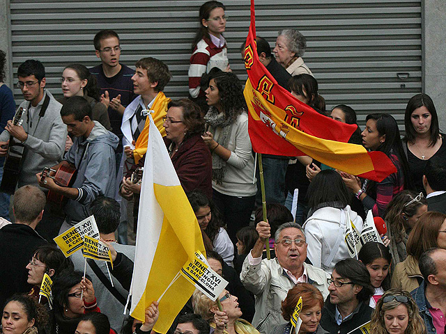 Scouts de todo el mundo en Barcelona para ver al Papa