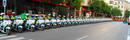 Fila de polic&iacute;as motoristas