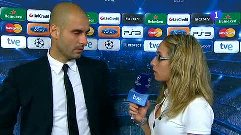 Ver v&iacute;deo  'Guardiola: "Dejadnos disfrutar de este gran momento"'