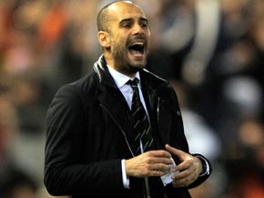 Guardiola: "Me han dicho que fueron manos de Pinto"